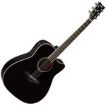 Yamaha FGX830C Acoustic Electric Guitar - Black. Fixed Price $659.99.