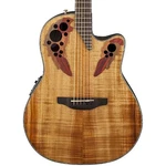Ovation Celebrity CE44P Elite Plus Grand Auditorium A/e Guitar, Figured Koa Top. Fixed Price $712.00.
