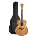 Tario 41'' Antique Jumbo Body Acoustic Guitar Curly Ash Okoume Neck. Fixed Price $189.99.