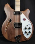 Rickenbacker 360W Deluxe Thinline, Semi-acoustic Walnut Body Electric Guitar, Ma. Fixed Price $2599.00.