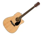 Used Fender CD-60SCE Dreadnought A/e Guitar Natural W/ Walnut Fb. Fixed Price $269.99.