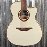 Lag Guitars T118ASCE-IVO Ivory Cutaway Slim Acoustic Electric #2288. Fixed Price $649.00.