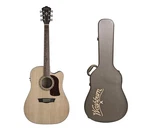 Washburn Heritage 10 Acoustic/electric Cutaway Guitar - Solid Spruce + Case. Fixed Price $659.00.