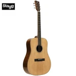 Stagg Series Dreadnought Spruce/acacia Acoustic Guitar Natural SA45 D-ac. Fixed Price $239.99.