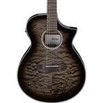 Ibanez AEWC16QA Auditorium Acoustic-electric Guitar Transparent Black Sunburst. Fixed Price $399.99.