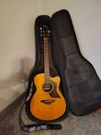 Yamaha Acoustic Electric Guitar AC1R Natural Color With Case. Fixed Price $500.00.