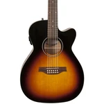 Seagull S12 Cw Presys Ii 12-STRING Gc A/e Guitar, Solid Spruce Top, Sunburst. Fixed Price $949.00.