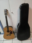 Ibanez Artwood 6 String Acoustic Guitar W/ Case. Fixed Price $175.00.