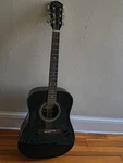 Fender Dg- 11E Acoustic Electric Blk Serial No. 03121707 With Soft Case + Stand. Fixed Price $220.00.