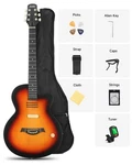 Moukey BCC-100 Acoustic Electric Guitar 39" Cutaway With Passive Pickup Sunburst. Fixed Price $109.98.