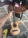Lucida LK-2 1/2 Size Classical Nylon String Acoustic Student Child's Folk Guitar. Fixed Price $50.00.