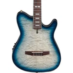 Ibanez FRH20QMN Quilted Maple Top Nylon-string A/e Guitar Cosmic Blue Sunburst. Fixed Price $649.99.