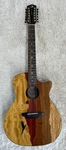 Luna Vista Eagle 12 String Tropical Wood Acoustic Electric Guitar W/hard Case. Fixed Price $595.00.