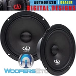 Pair 100 Watts Rms 200 Max 6.5" Voice Optimized Pro Audio Midrange Car Speakers. Fixed Price $79.00.