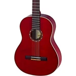 Ortega Family Series R121LWR Left-handed Classical Guitar Transparent Wine Red. Fixed Price $299.99.