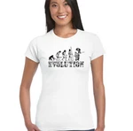 Guitarist Evolution Womens Funny T-shirt Electric Bass Acoustic Strings. Fixed Price $14.76.