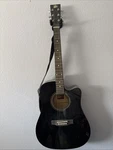 Rogue Fine Instruments Dreadnaught Cutaway Acoustic Electric Guitar. Fixed Price $80.00.