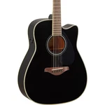 Yamaha Transacoustic Dreadnought Cutaway Acoustic-electric Guitar Black. Fixed Price $779.99.