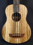 Kala Ubass-zeb-fs Zebrawood Acoustic-electric U?bass, Natural Satin W/bag. Fixed Price $289.00.