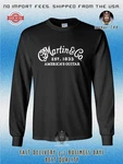 Martin & Co Guitars America's Men's Long Sleeve T-shirt American Size. Fixed Price $25.89.
