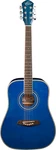 Oscar Schmidt OG1TBL-A 3/4 Size Dreadnought Acoustic Guitar. Trans Blue. Fixed Price $229.99.