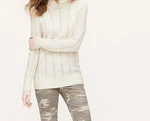 Ann Taylor Loft Chevron Turtleneck Sweater Top Size Xs, M, Xl Various Colors. Fixed Price $48.88.