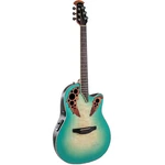 Ovation CE44X-9B Celebrity Elite Plus Mid-depth E-acoustic Guitar, Mintburst. Fixed Price $627.29.