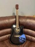 Glen Burton GA30BCBK Acoustic-electric Dreadnought Guitar Black SV540 Preamp. Fixed Price $150.00.