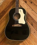 Gibson Custom Shop J45 Adj Ebony Black 2010 Acoustic Guitar Ohsc. Fixed Price $3000.00.