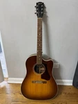 Gibson J-15 Honey Burst Acoustic-electric Cutaway 2013 W/ Case Serial 1106304. Fixed Price $2385.00.