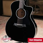 Taylor 214CE-BLK Plus Grand Auditorium Acoustic/electric Guitar Black With Aer. Fixed Price $1349.00.
