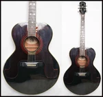 Acoustic Guitar Epiphone By Gibson SQ-180 Blk Black 1994 With Hard Case. Fixed Price $743.00.