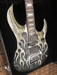 Dean MAB1 Signed By Michael Batio Armored Graphic Electric Guitar Rare With Case. Fixed Price $3400.00.