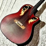 Rare Ovation Super Adamas 1587R Reverse Red Burst Carbon Fiber Acoustic Guitar. Fixed Price $3491.00.