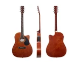 Jameson 41-INCH Full-size Acoustic Electric Guitar, Brown. Fixed Price $680.99.