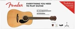 Fender FA-125 Dreadnought Bundle Natural Guitar With Accessories. Fixed Price $189.95.