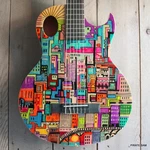Washburn Festival Custom Art Guitar - EACT42S Classical Thinline. Fixed Price $499.99.