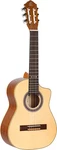 Ortega Requinto Series Pro Solid Top Nylon String Guitar W/ Bag. Fixed Price $349.99.