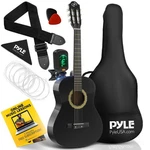 Pyle 36'' 6-STRING Classic Guitar -3/4 Size Scale W/ Digital Tuner -black. Fixed Price $71.99.