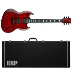 Esp Ltd VIPER-1000 Qm Tiger Eye Sunburst Electric Guitar + Hard Case. Fixed Price $1288.00.