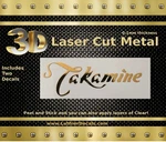 Takamine Guitar Decal 3D Metal Laser Head Stock Restoration Sticker M88. Fixed Price $16.54.