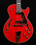 Ibanez GB10SEFM George Benson Signature Hollowbody, Sapphire Red - Used. Fixed Price $1500.00.