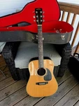 Martin Sigma DR-28H Acoustic Guitar With Case. Fixed Price $500.00.