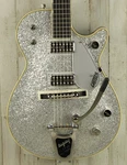 Demo Gretsch G6129T-59 Vintage Select Silver Jet Sparkle (260). Fixed Price $2999.99.