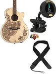 Luna Hen Oa Spr + Snark ST-8 Re Dunlop PVP101 Levy's M8POLYA-BLK Value. Fixed Price $437.37.