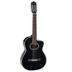 Takamine GC6CE Classical Cutaway Acoustic Electric Guitar, Black Gloss. Fixed Price $699.00.