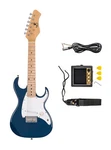 Reynolds Jrpkstbl Mini Electric Guitar Pack. Blue. Fixed Price $209.99.