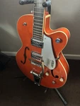 Gretsch Electromatic G5120 Electric Guitar, Orange Bigsby W/ Hard Case Mint. Fixed Price $610.00.