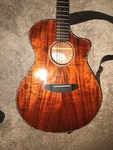 Breedlove Pursuit Concert All Koa Acoustic-electric Guitar W/new Hard Shell Case. Fixed Price $1150.00.