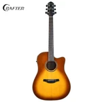 Crafter HG250-CE-BRS Grand Auditorium Acoustic Electric Guitar With Cutaway. Fixed Price $389.99.
